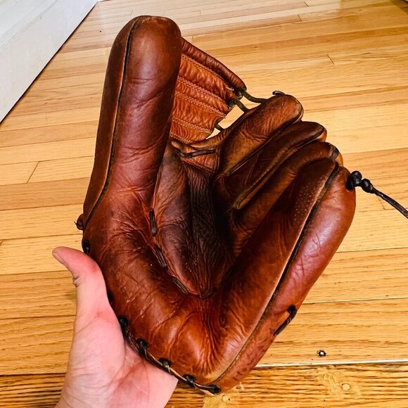 Vintage MICKEY MANTLE Rawlings Signature Model MM9 Baseball RHT Glove NY Yankee - Picture 2 of 16